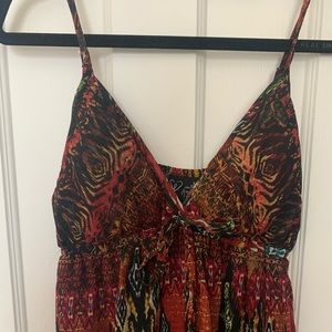 Patterned maxi dress